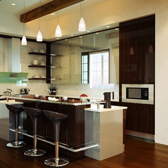 کابینت آشپزخانه MDF کلاسیک